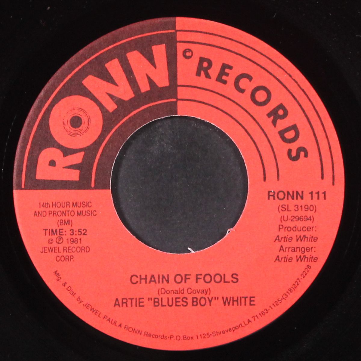 chain of fools / leaning tree by ARTIE 'BLUES BOYS' WHITE