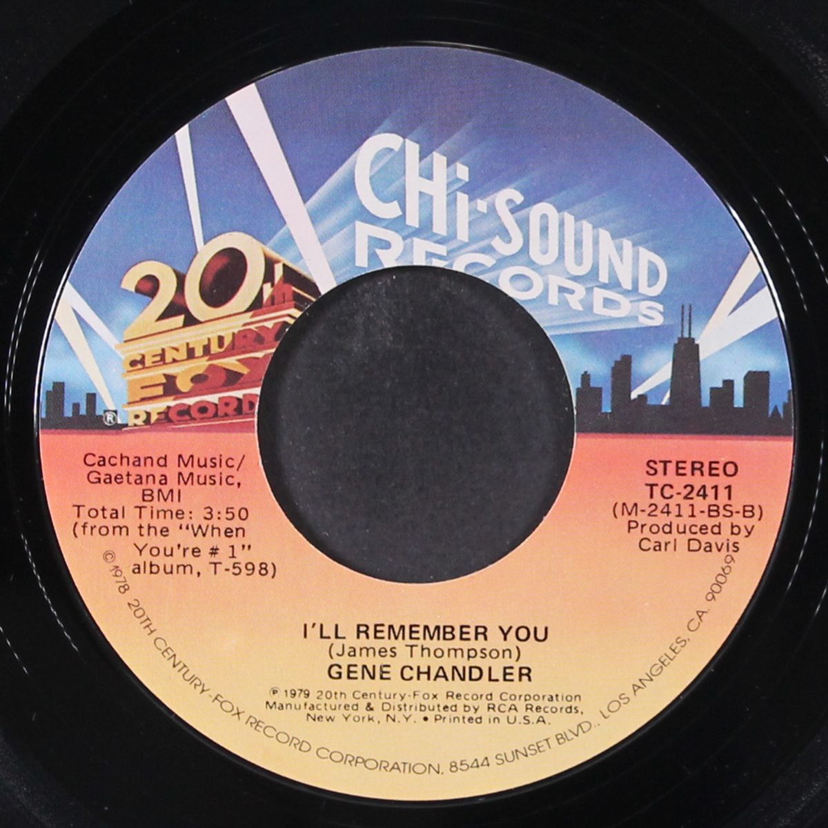 when you're #1 / i'll remember you by GENE CHANDLER