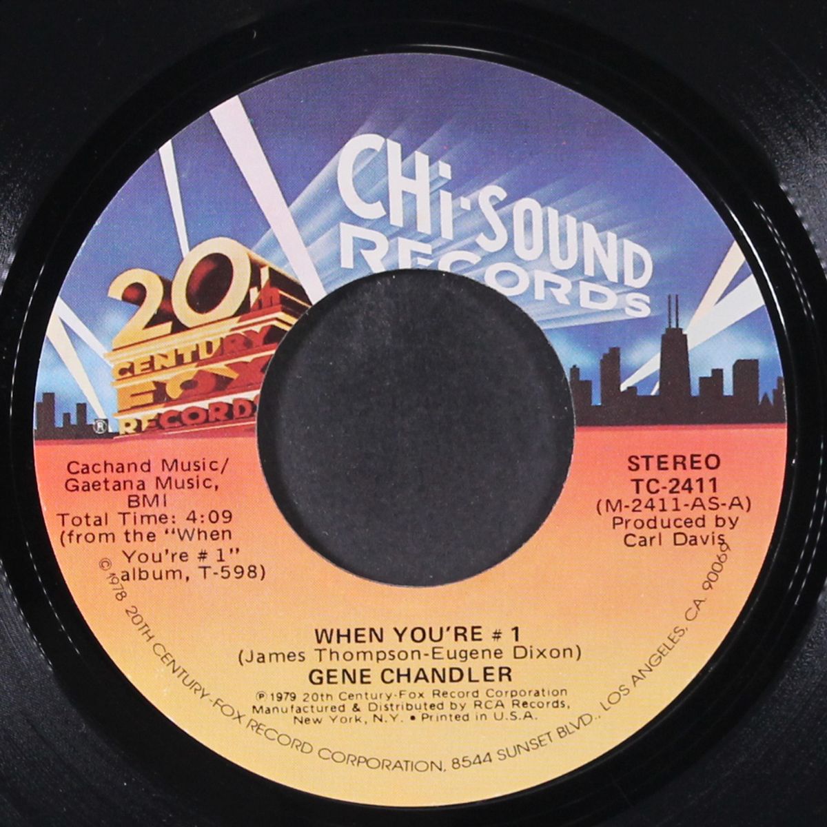 when you're #1 / i'll remember you by GENE CHANDLER