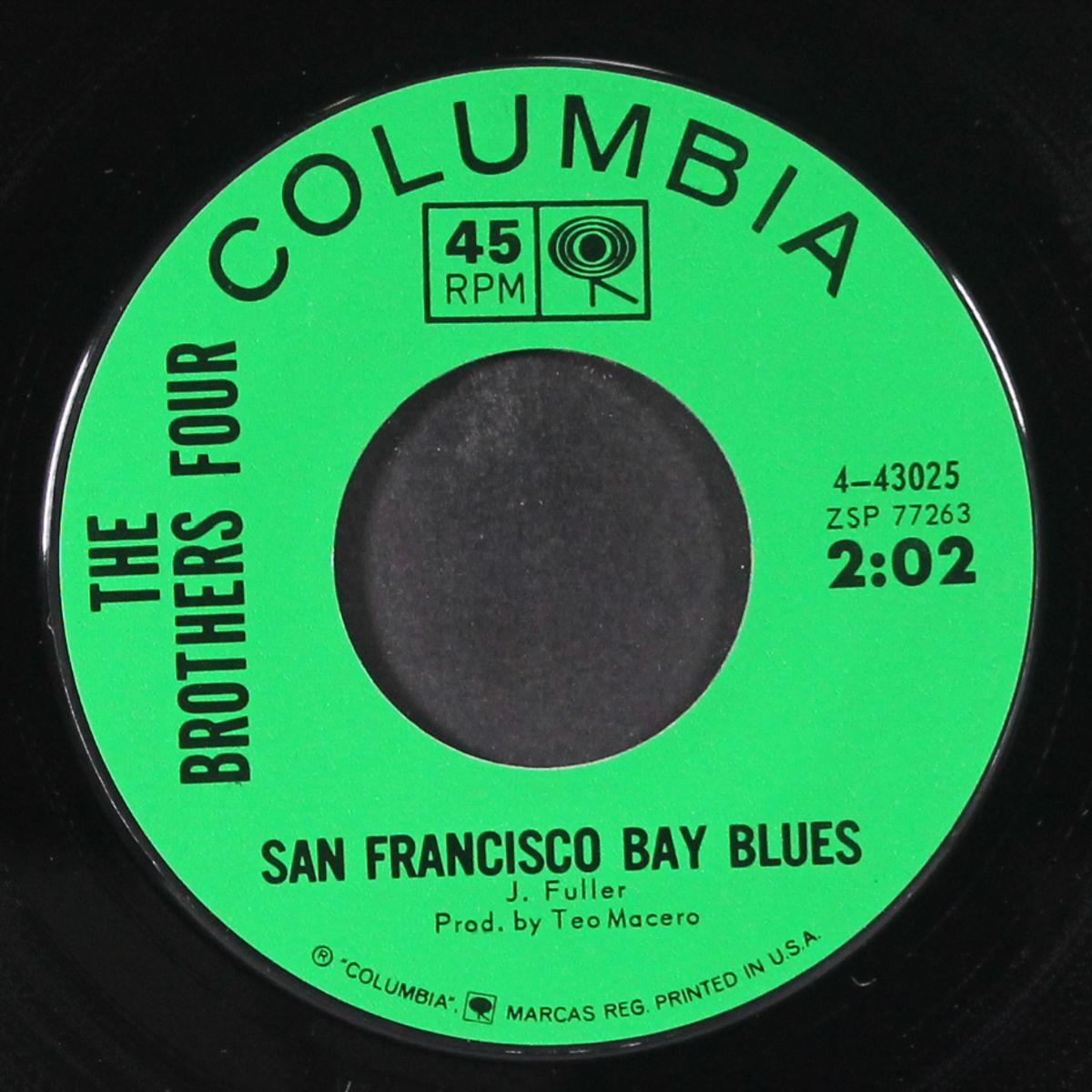 san francisco bay blues by BROTHERS FOUR