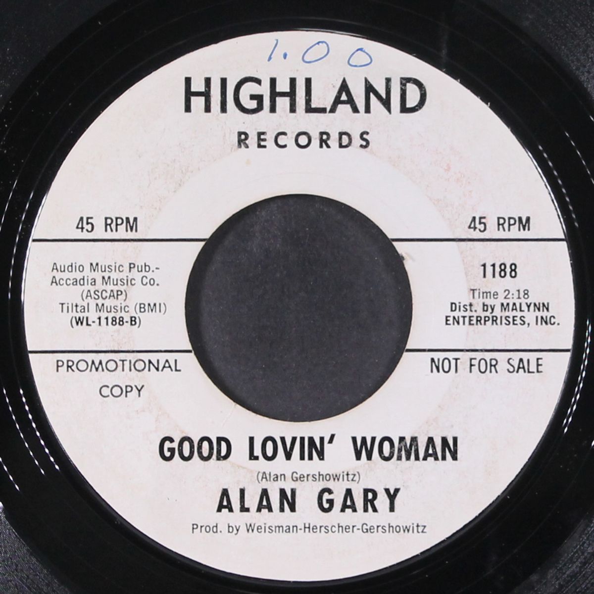 at the love-in / good lovin' woman by ALAN GARY