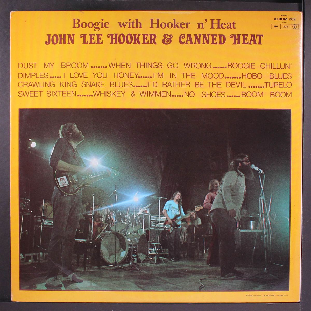 boogie with hooker 'n heat by JOHN LEE HOOKER & CANNED HEAT