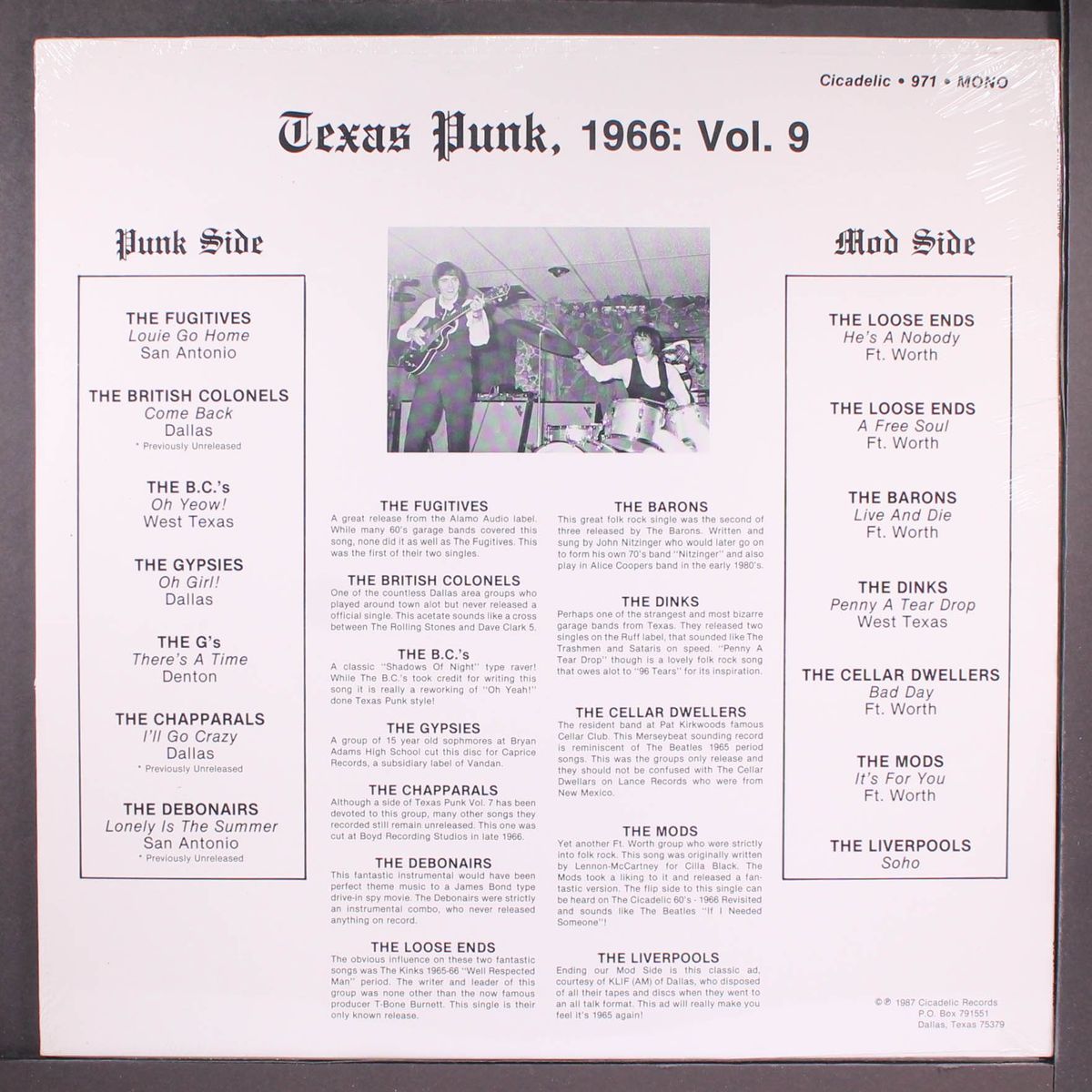 texas punk 1966, vol. 9: the far-out sounds of 12 groovy groups by VARIOUS