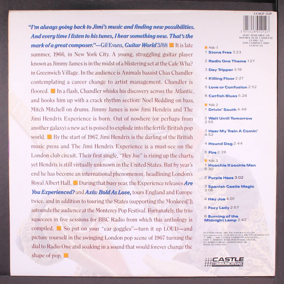 radio one by JIMI HENDRIX EXPERIENCE