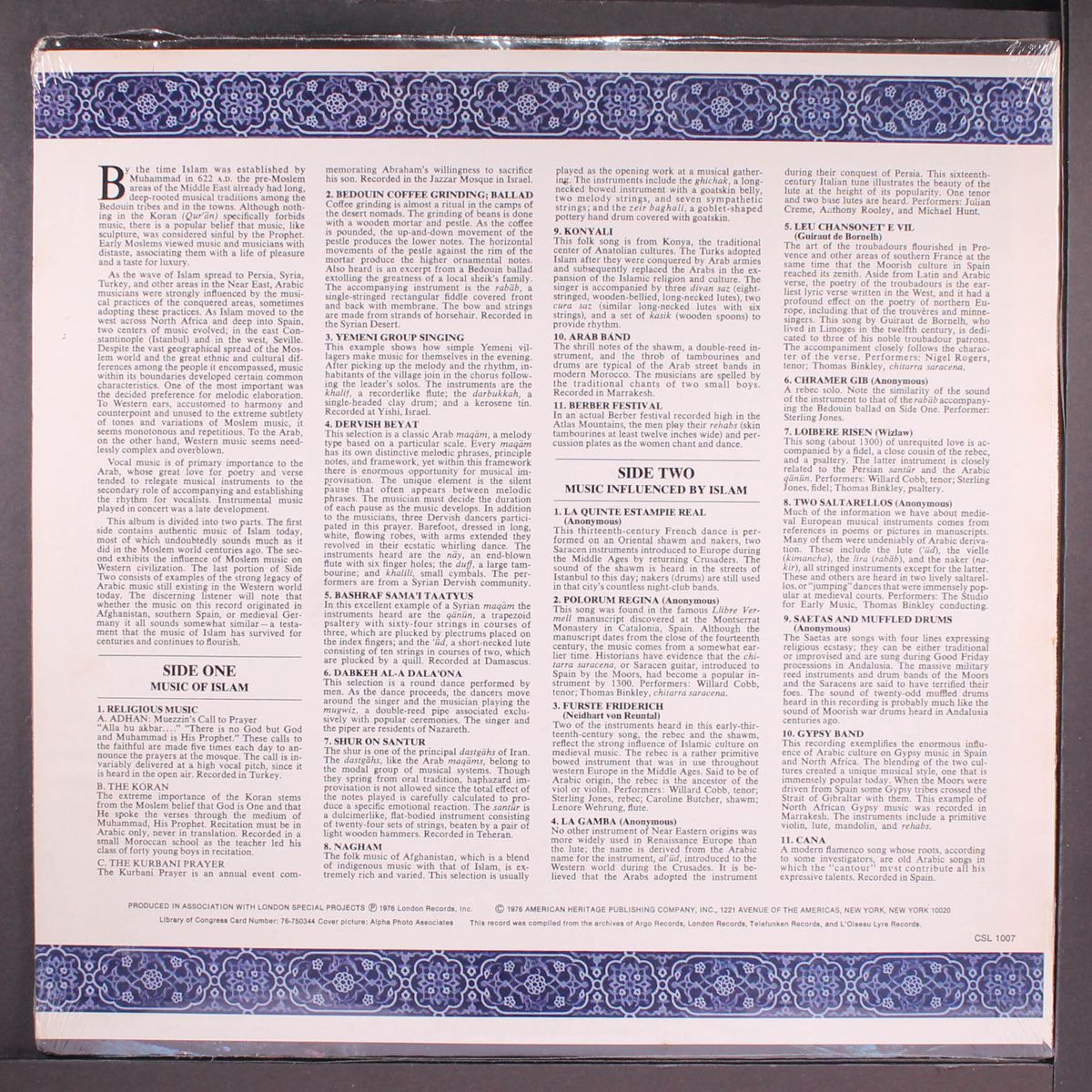 arabian nights: music from the world of islam by VARIOUS