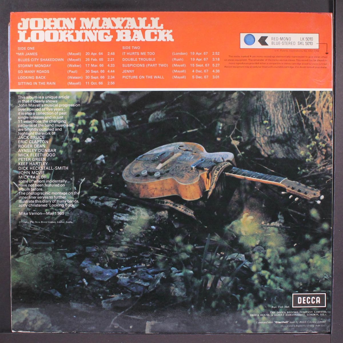 looking back by JOHN MAYALL