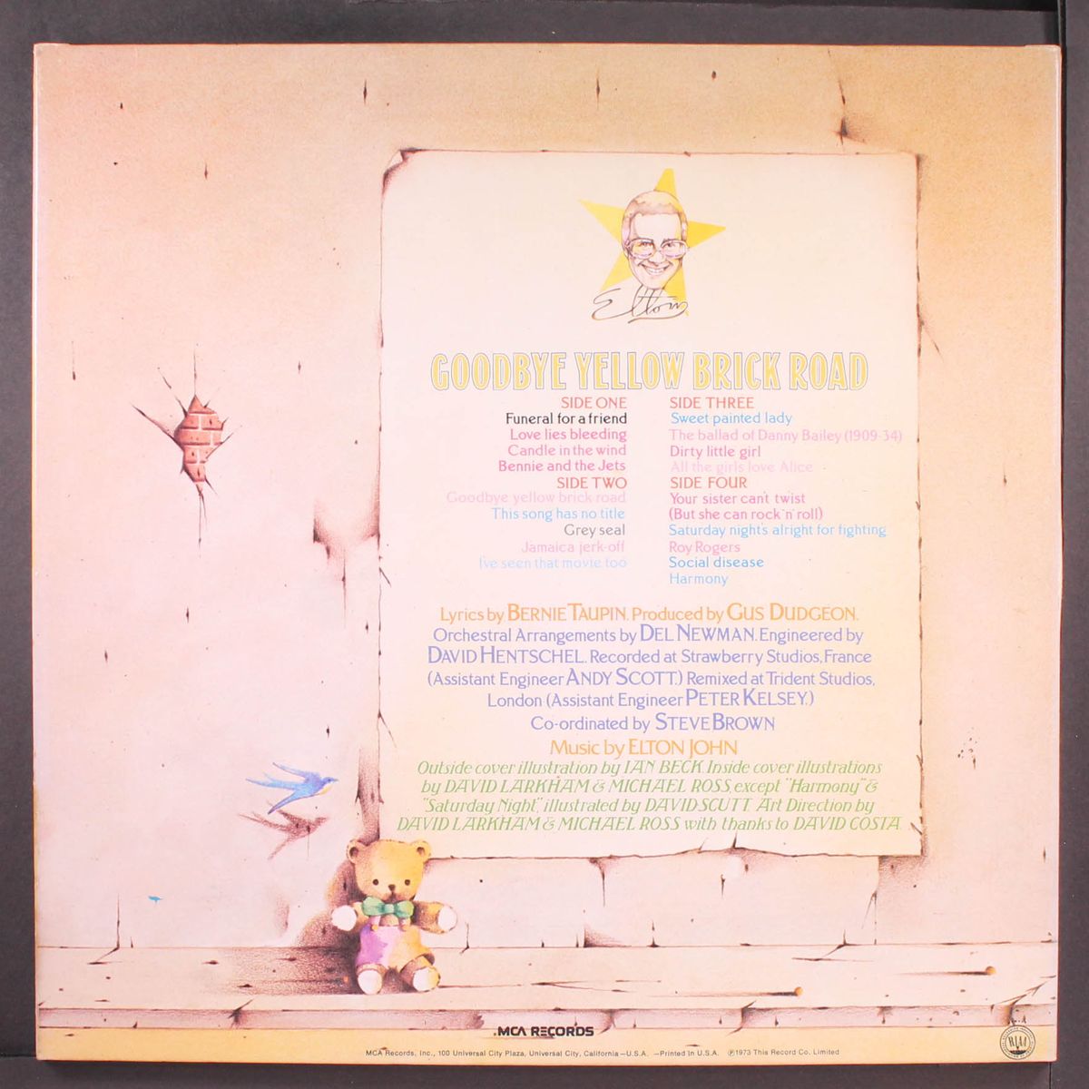 goodbye yellow brick road by ELTON JOHN