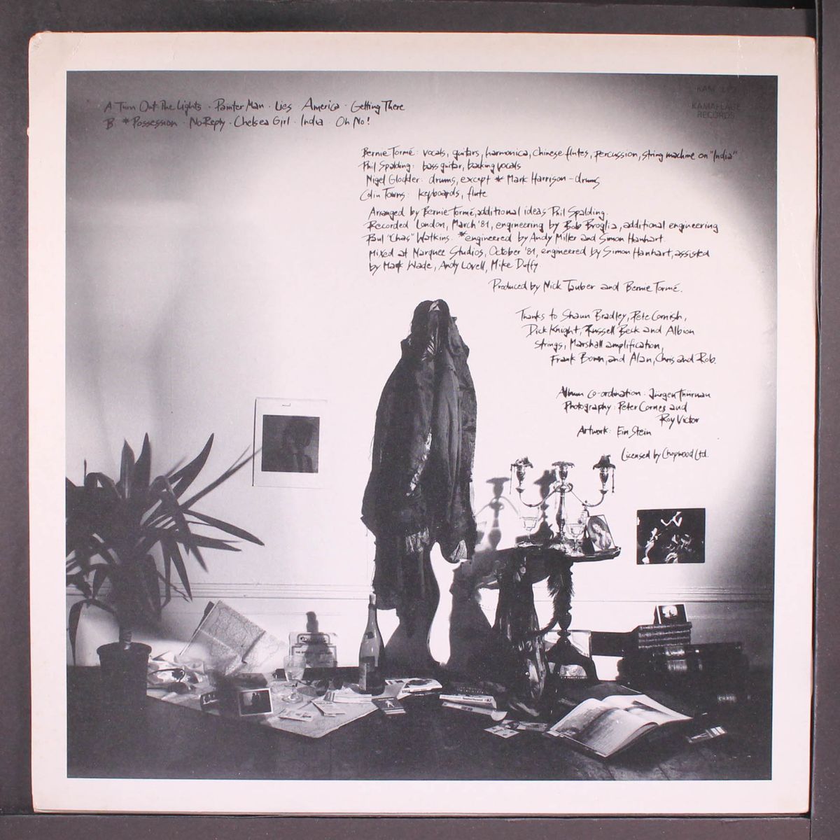 turn out the lights by BERNIE TORME