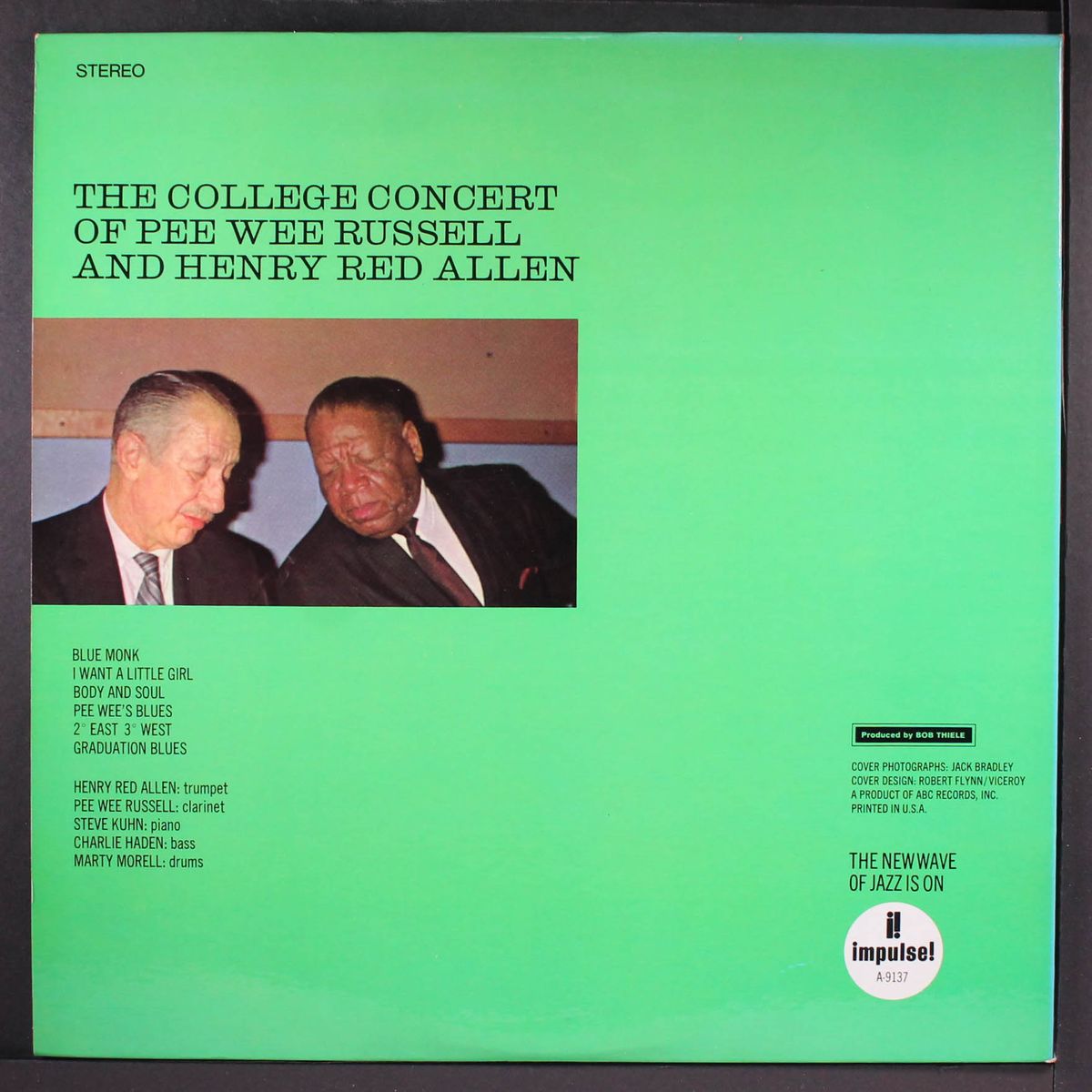 the college concert by PEE WEE RUSSELL & HENRY RED ALLEN