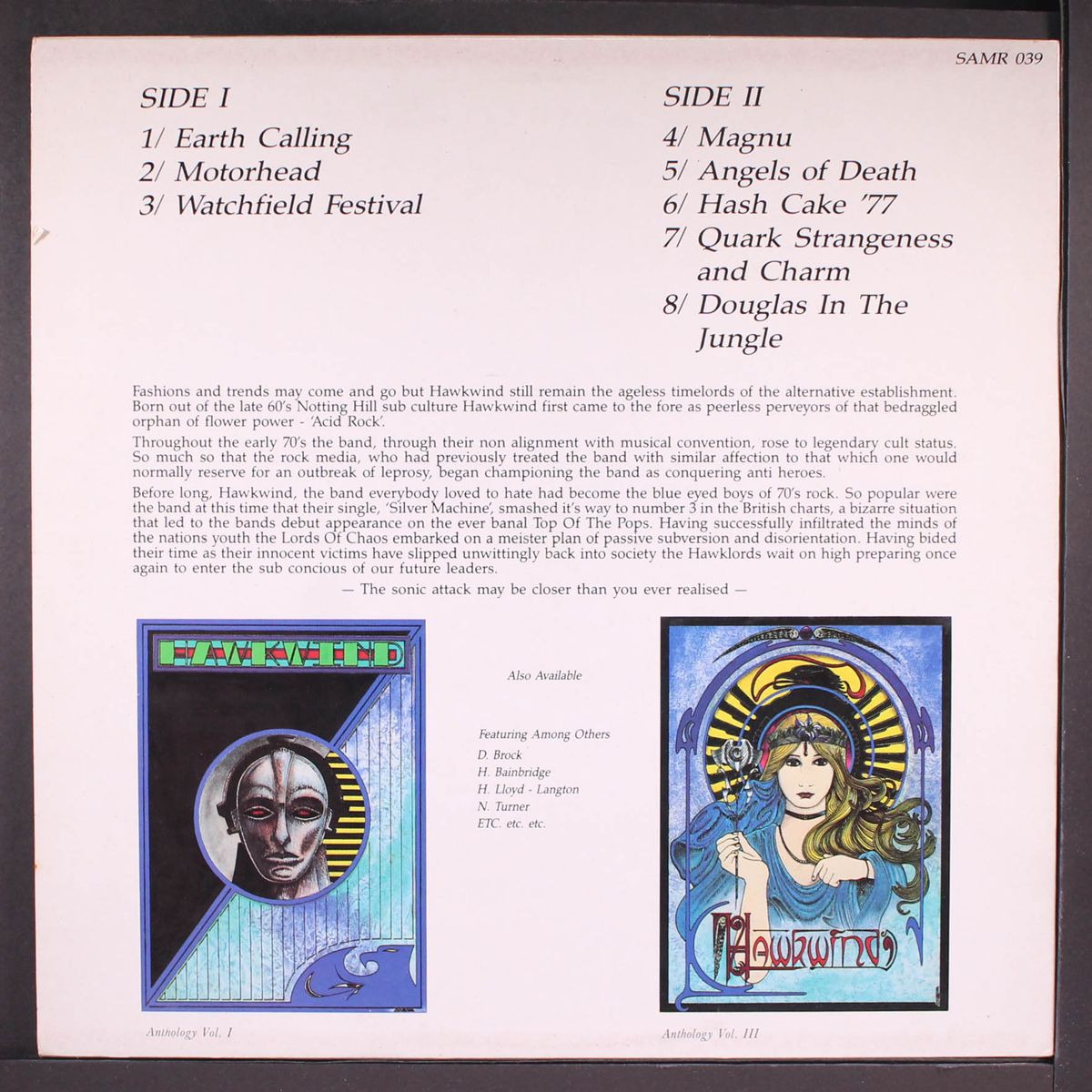 anthology vol. 2 by HAWKWIND