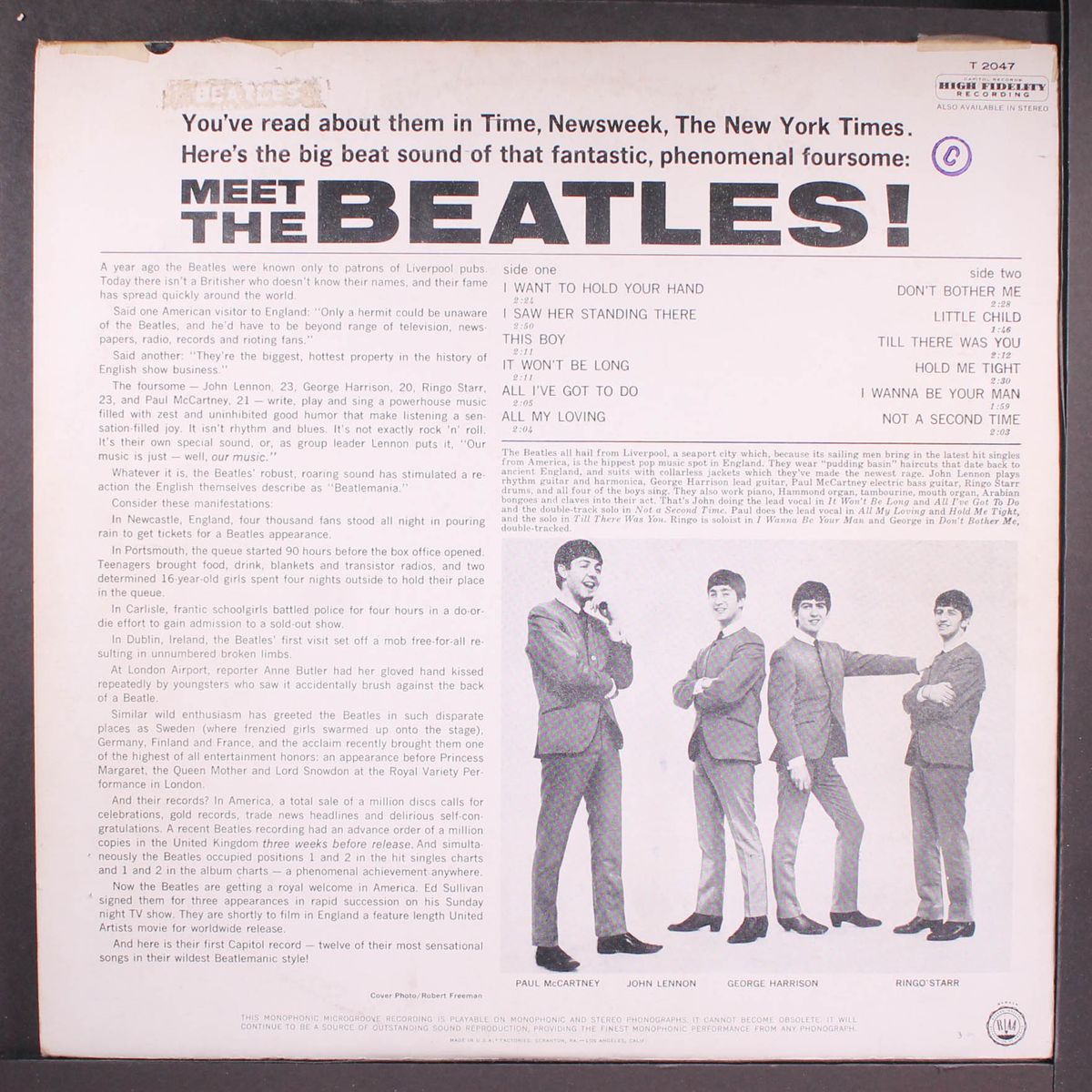 meet the beatles by BEATLES