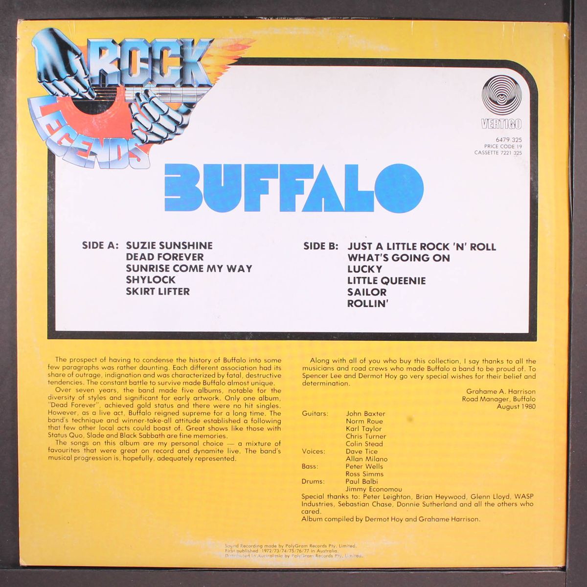 rock legends by BUFFALO