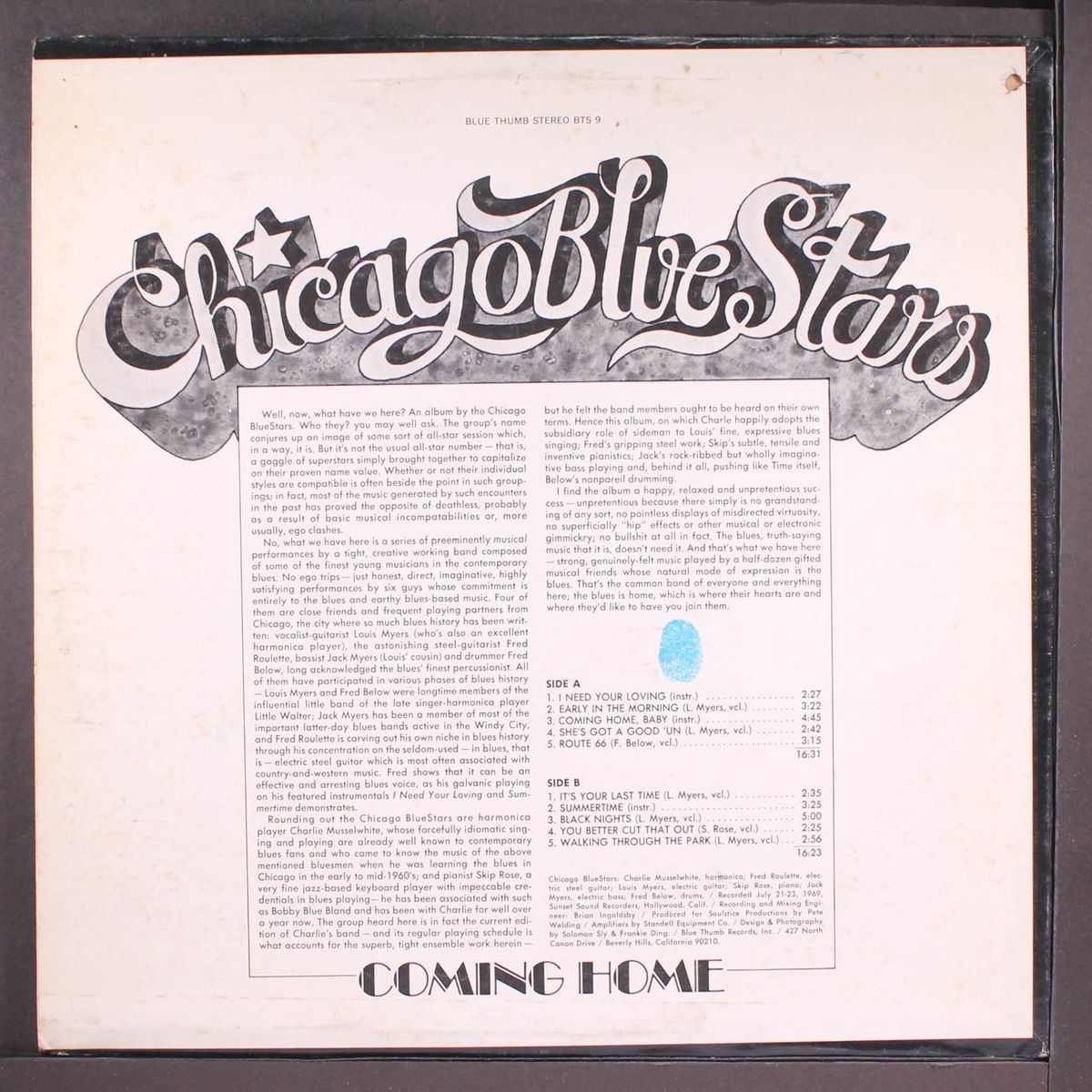 coming home by CHICAGO BLUE STARS