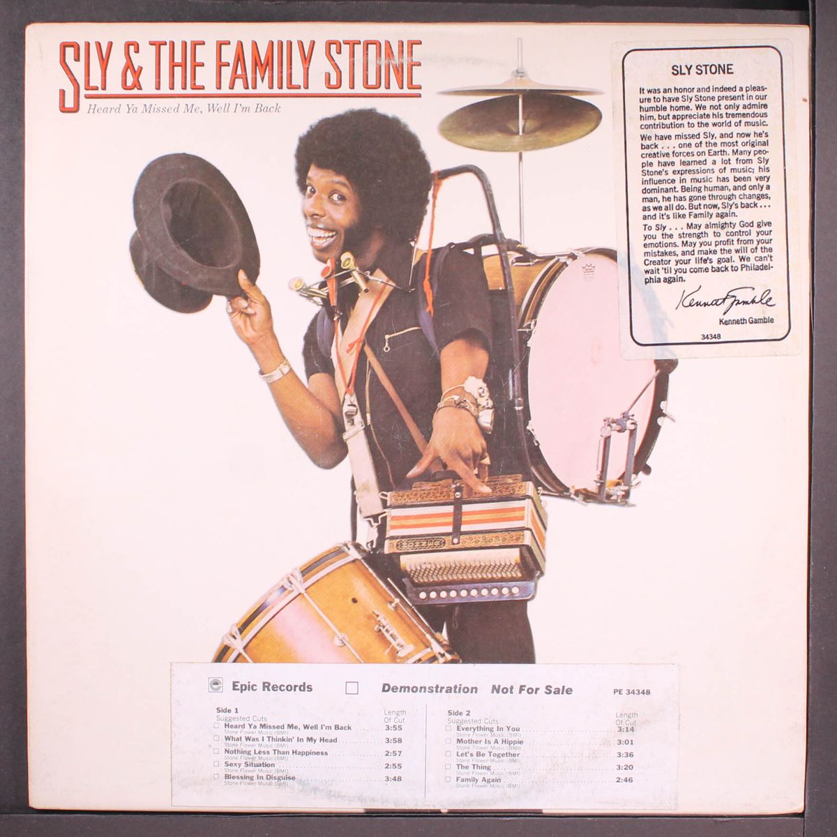 heard ya missed me, well i'm back by SLY & FAMILY STONE