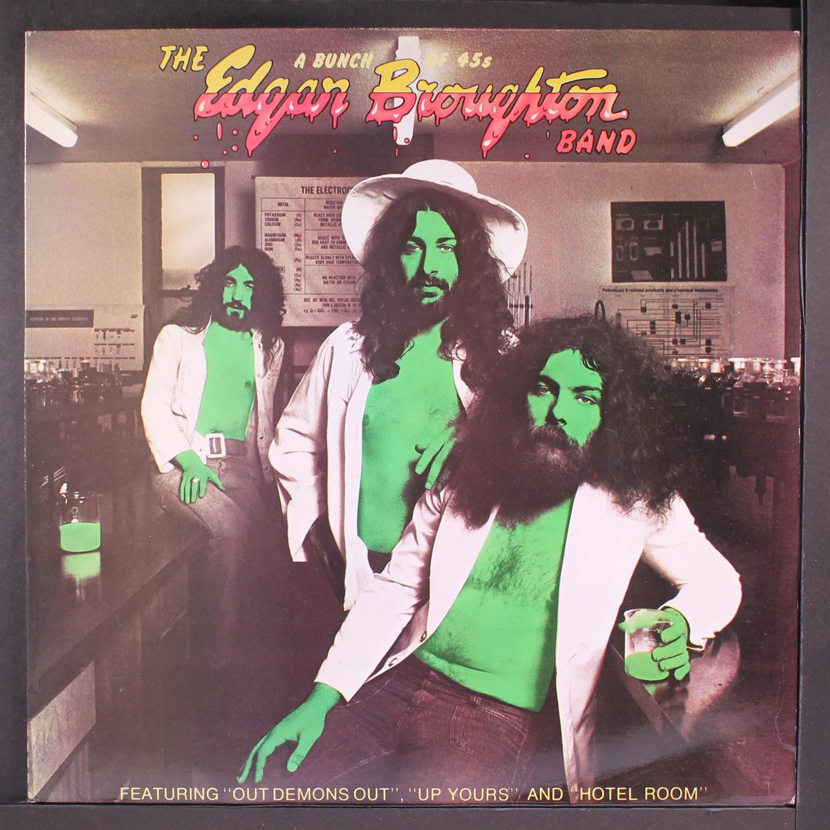 a bunch of 45s by EDGAR BROUGHTON BAND