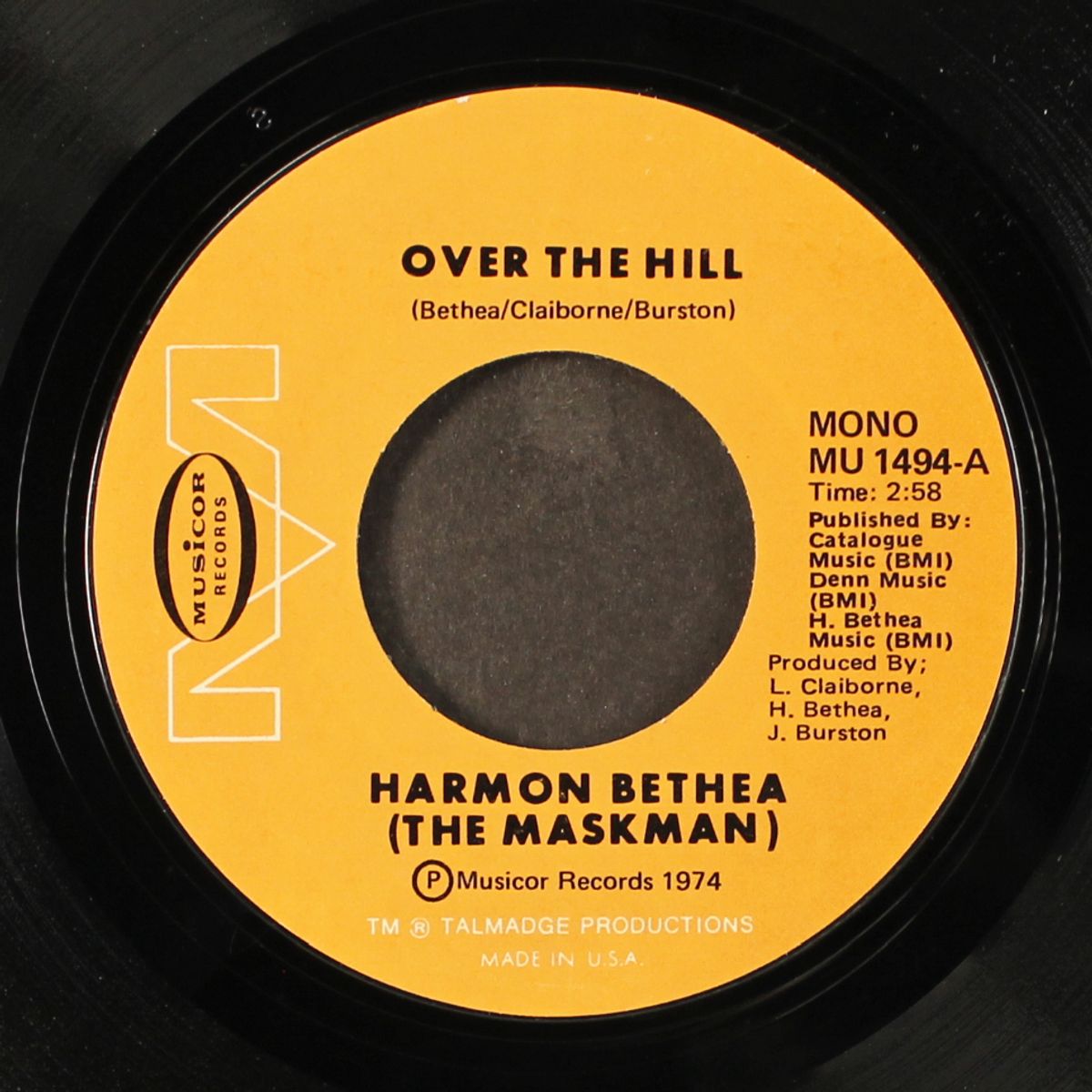 over the hill / there'll be some changes by HARMON BETHEA