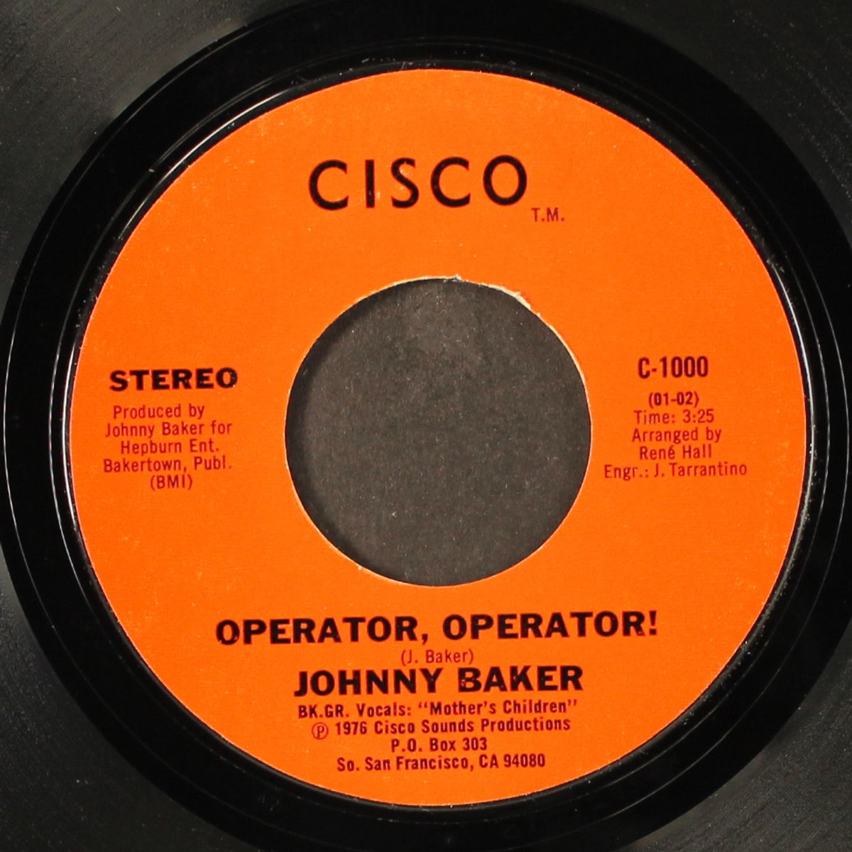 accept me as i am / operator, operator! by JOHNNY BAKER