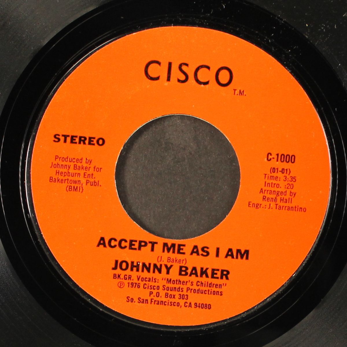 accept me as i am / operator, operator! by JOHNNY BAKER
