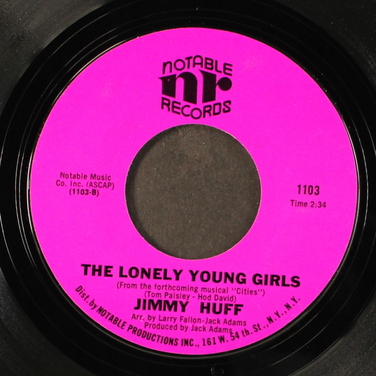i'd love making love to you / the lonely young girls by JIMMY HUFF