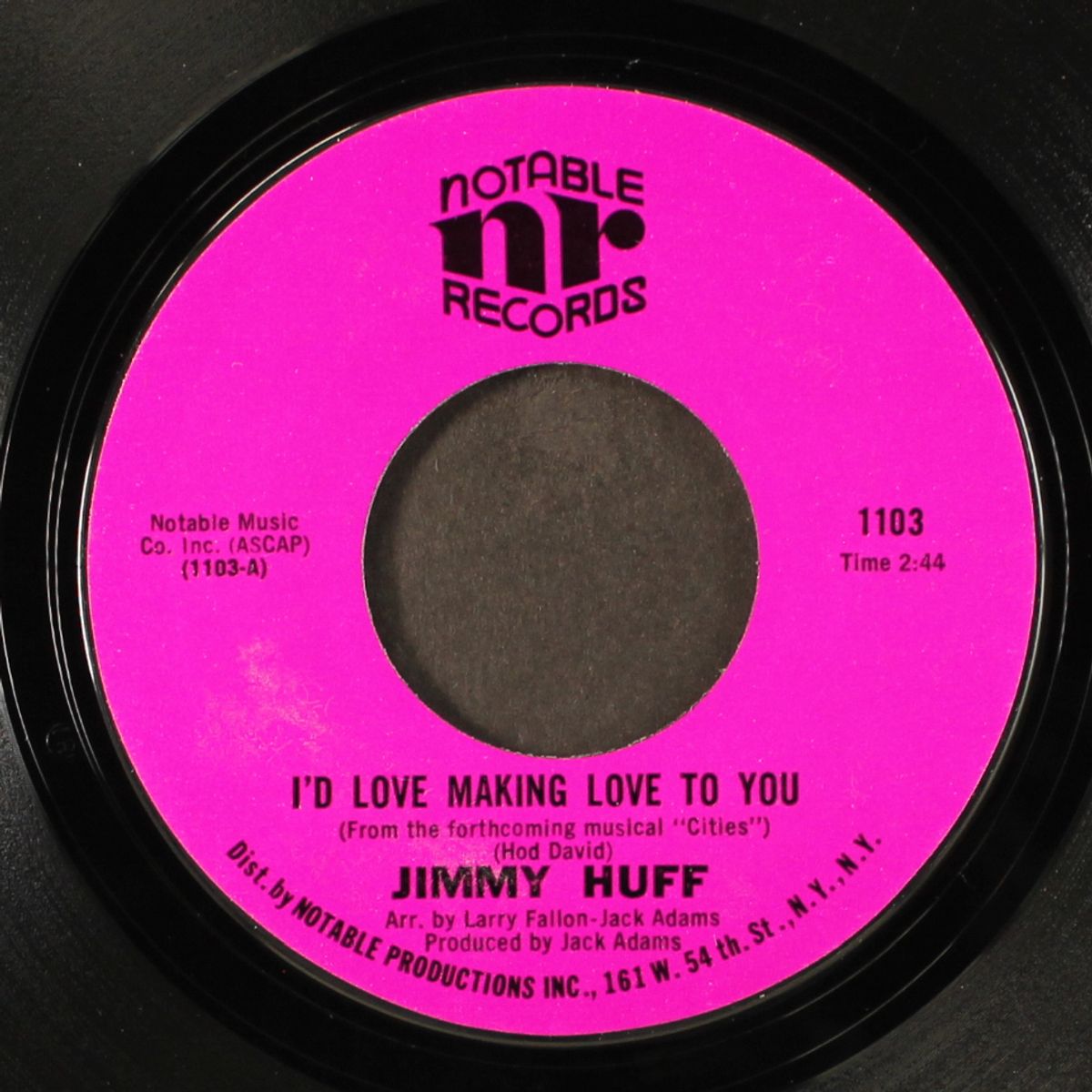 i'd love making love to you / the lonely young girls by JIMMY HUFF