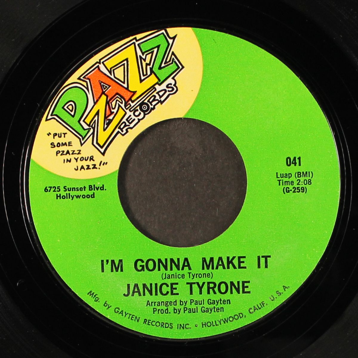 i'm gonna make it / meet me baby by JANICE TYRONE