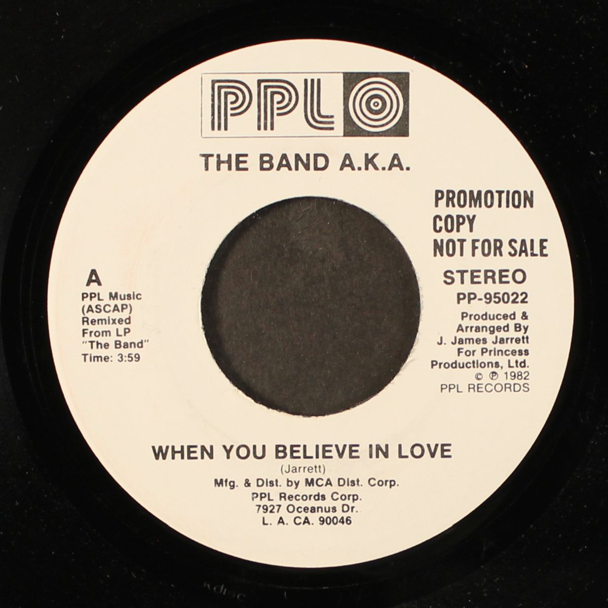 when you believe in love / funkdown by BAND A.K.A.