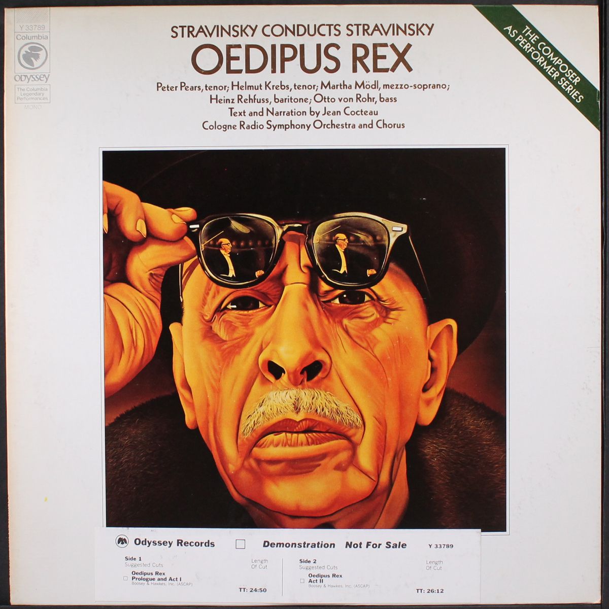 stravinsky conducts stravinsky - oedipus rex by IGOR STRAVINSKY