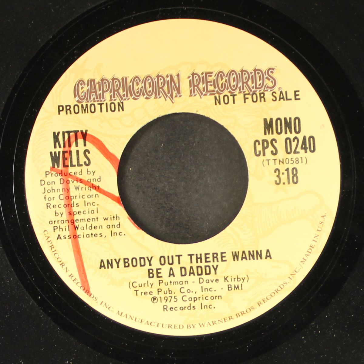 anybody out there wanna be a daddy / mono by KITTY WELLS
