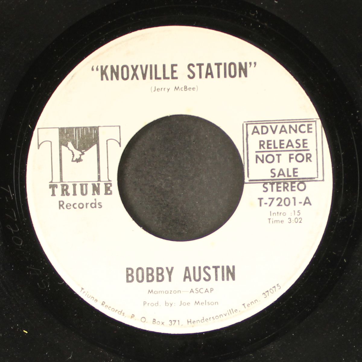 knoxville station / bitter chill of lonely by BOBBY AUSTIN