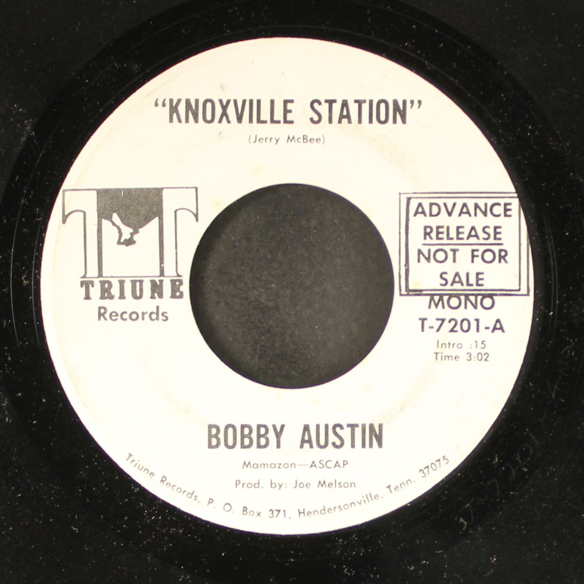 knoxville station / bitter chill of lonely by BOBBY AUSTIN