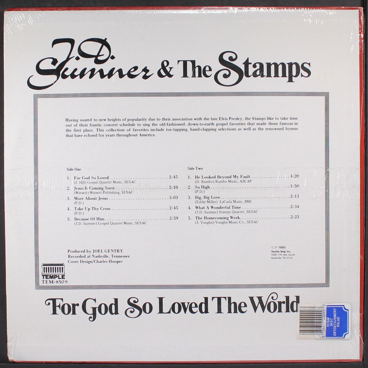 for god so loved the world by J.D. SUMNER & STAMPS