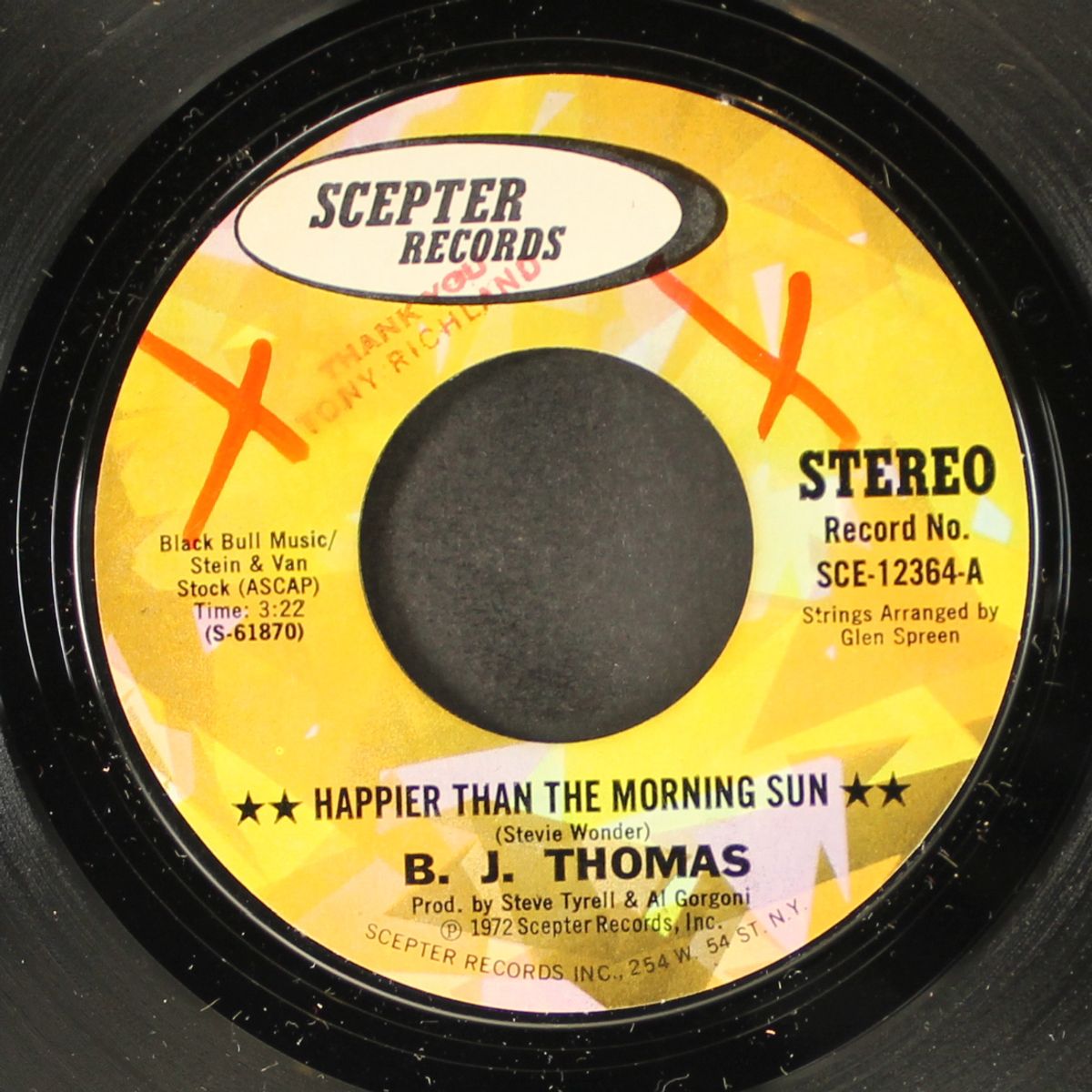happier than the morning sun / we have to get our ship together by B.J. THOMAS
