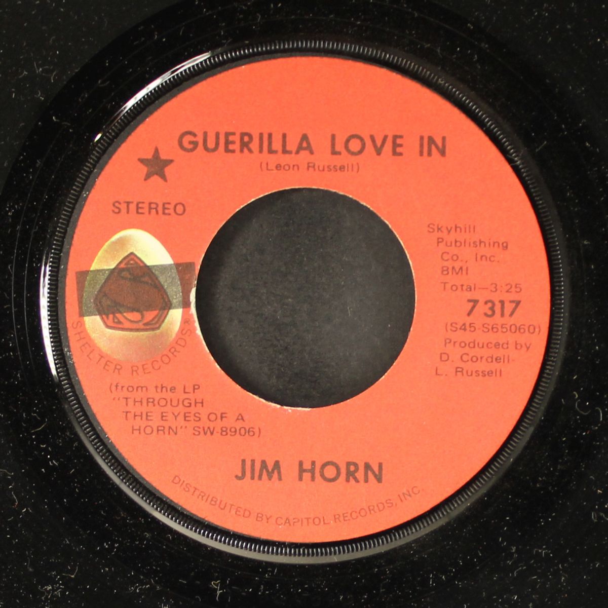 guerilla love in / nice to make a friend by JIM HORN