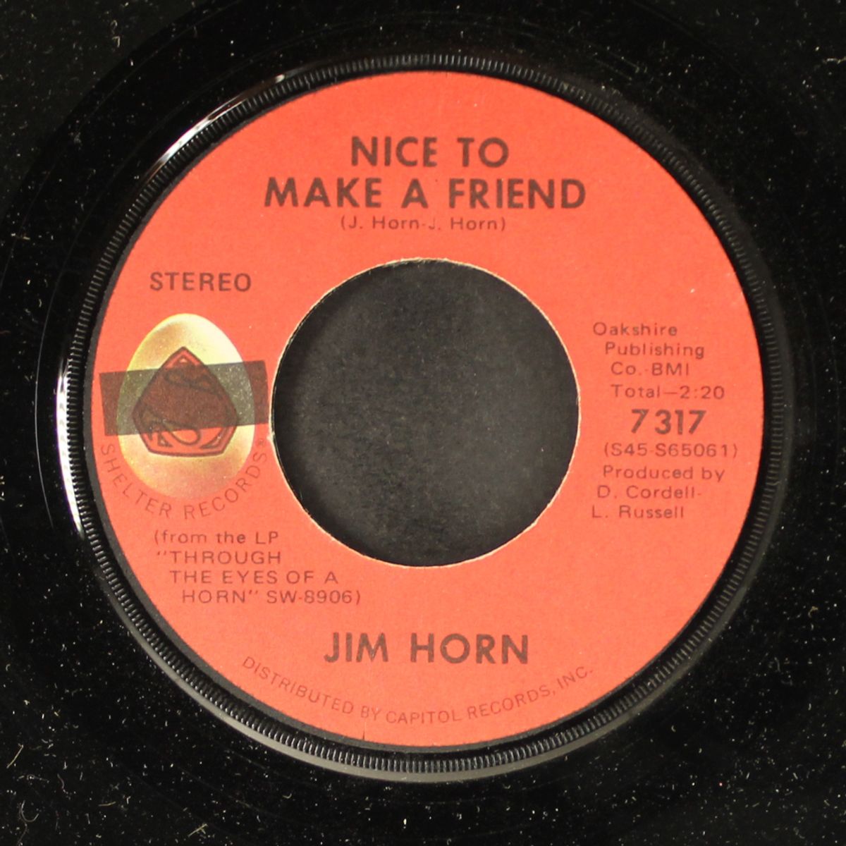 guerilla love in / nice to make a friend by JIM HORN