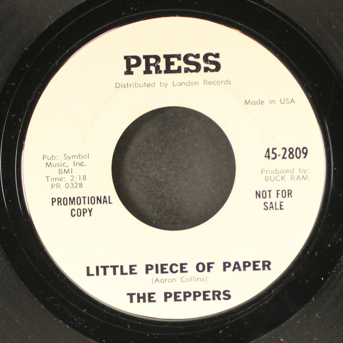 little piece of paper / it wouldn't be the same by PEPPERS