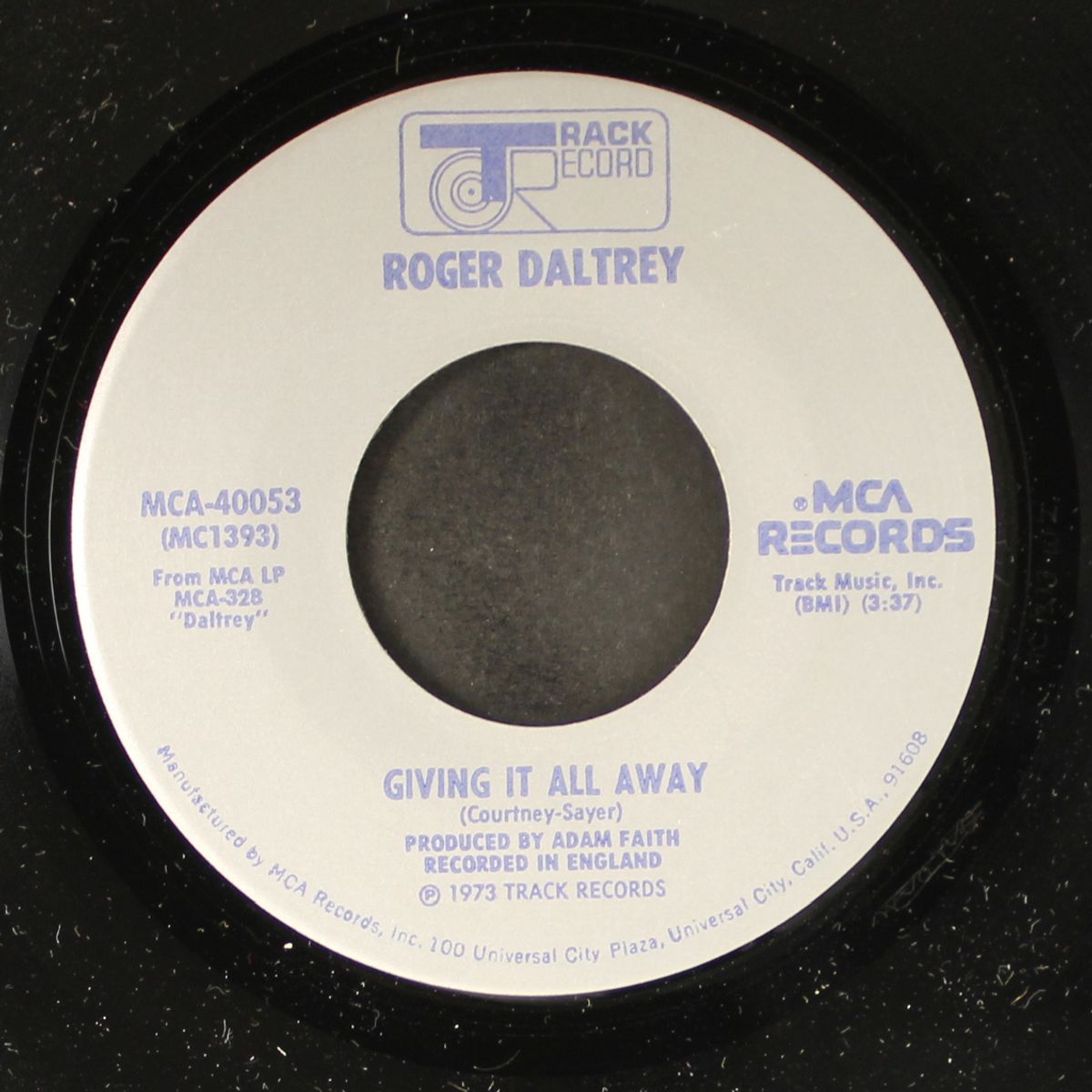 giving it all away / way of the world by ROGER DALTREY