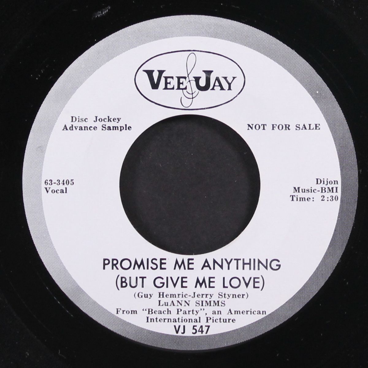 treat him nicely / promise me anything by LUANN SIMMS