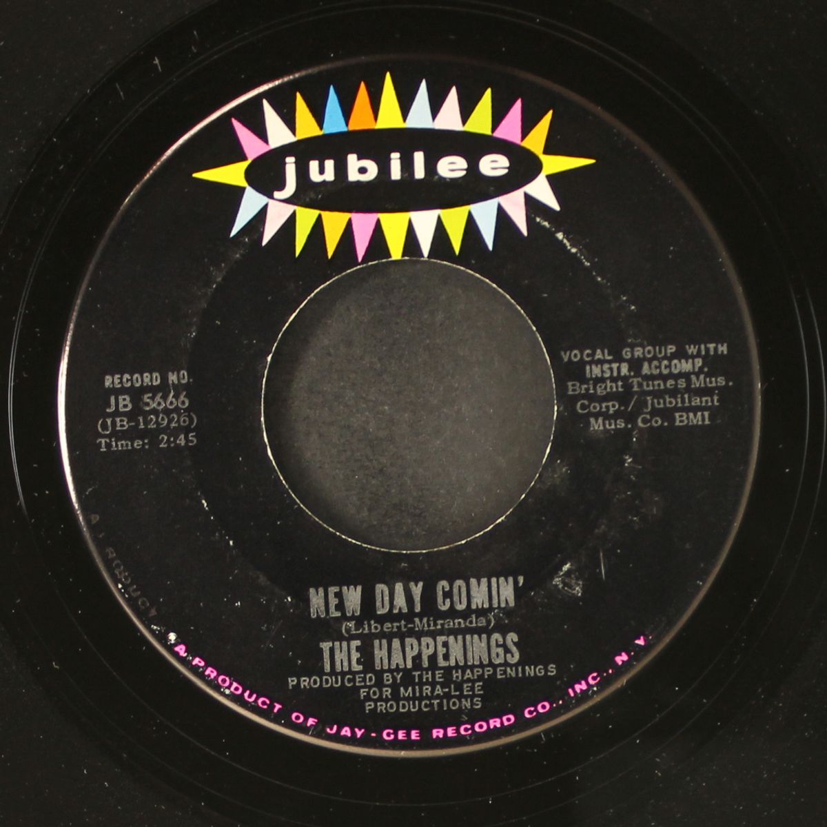 where do i go/be-in (hare krishna) / new day comin' by HAPPENINGS