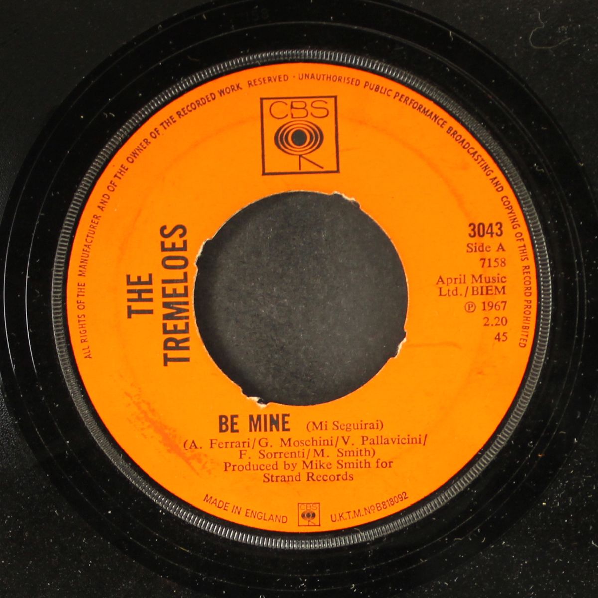 be mine / suddenly winter by TREMELOES