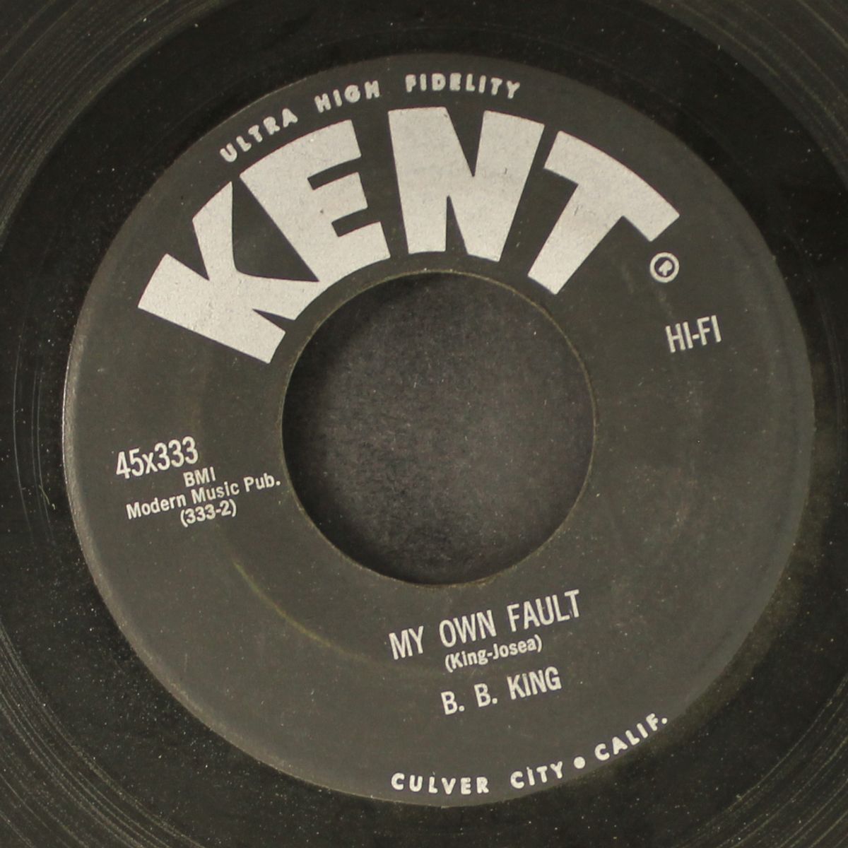 got a right to love my baby / my own fault by B.B. KING