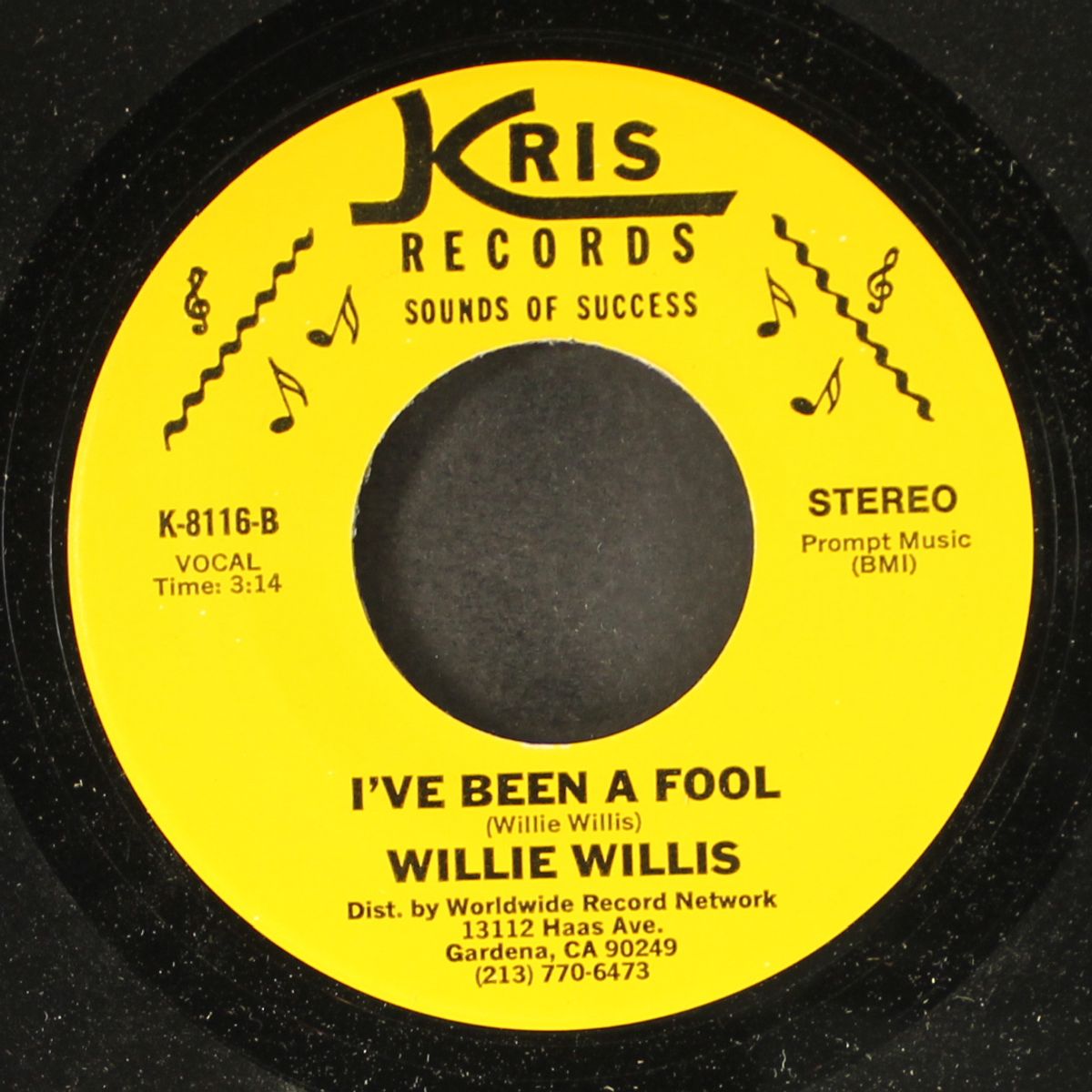 i've been a fool / black nights by WILLIE WILLIS