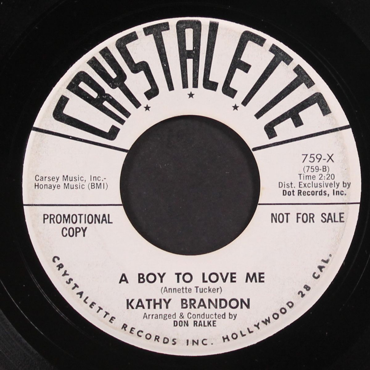 surfin' doll / a boy to love me by KATHY BRANDON