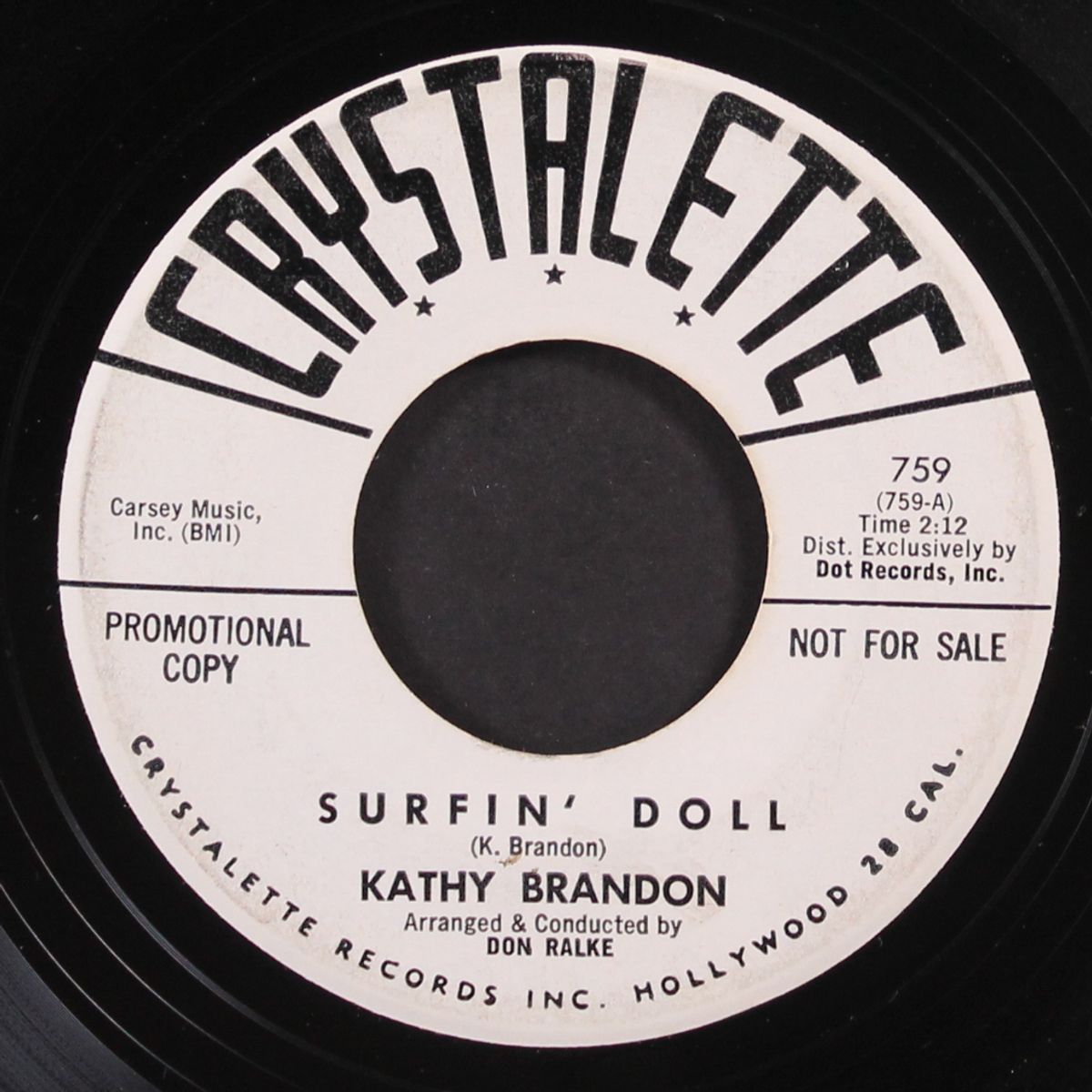 surfin' doll / a boy to love me by KATHY BRANDON
