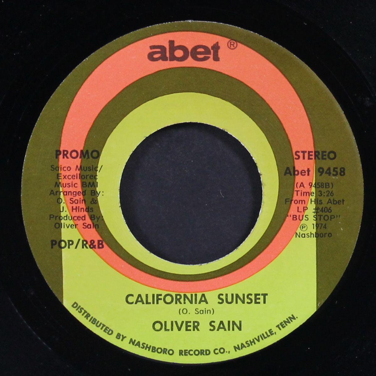 booty bumpin' / california sunset by OLIVER SAIN