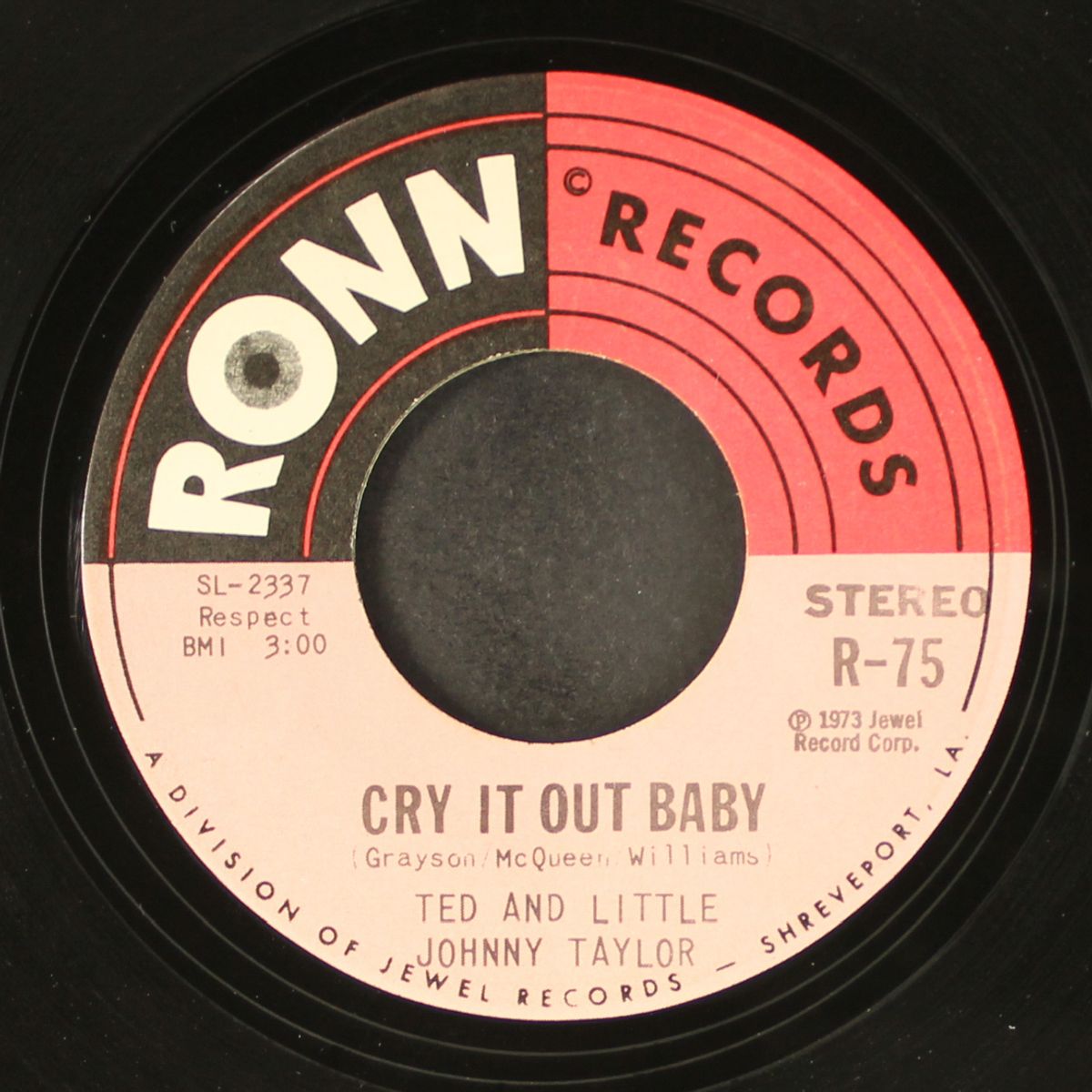 cry it out baby / walking on the floor by TED & LITTLE JOHNNY TAYLOR
