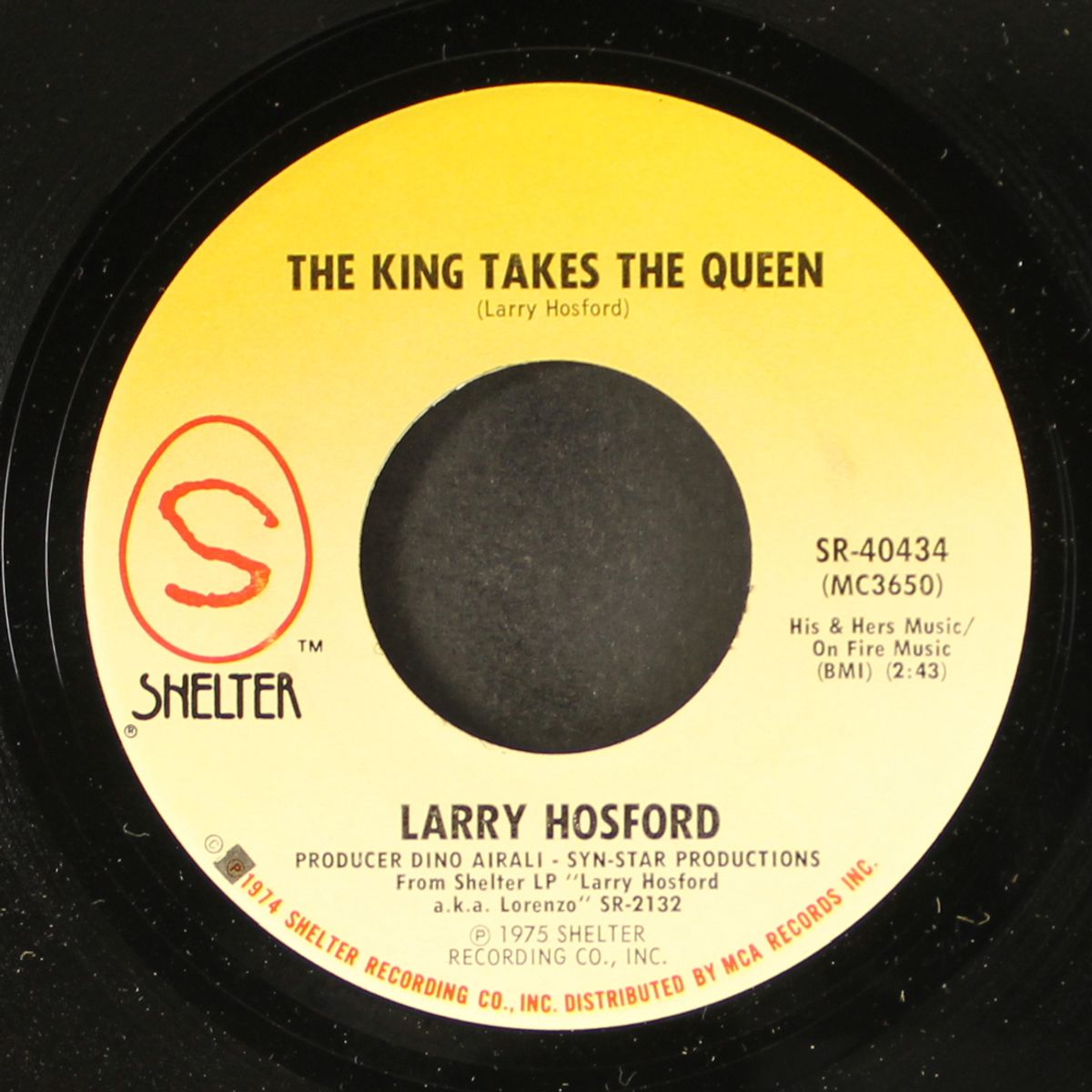 the king takes the queen / singers and dancers by LARRY HOSFORD