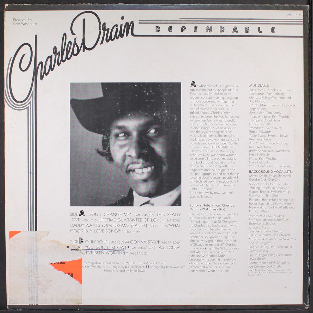 dependable by CHARLES DRAIN