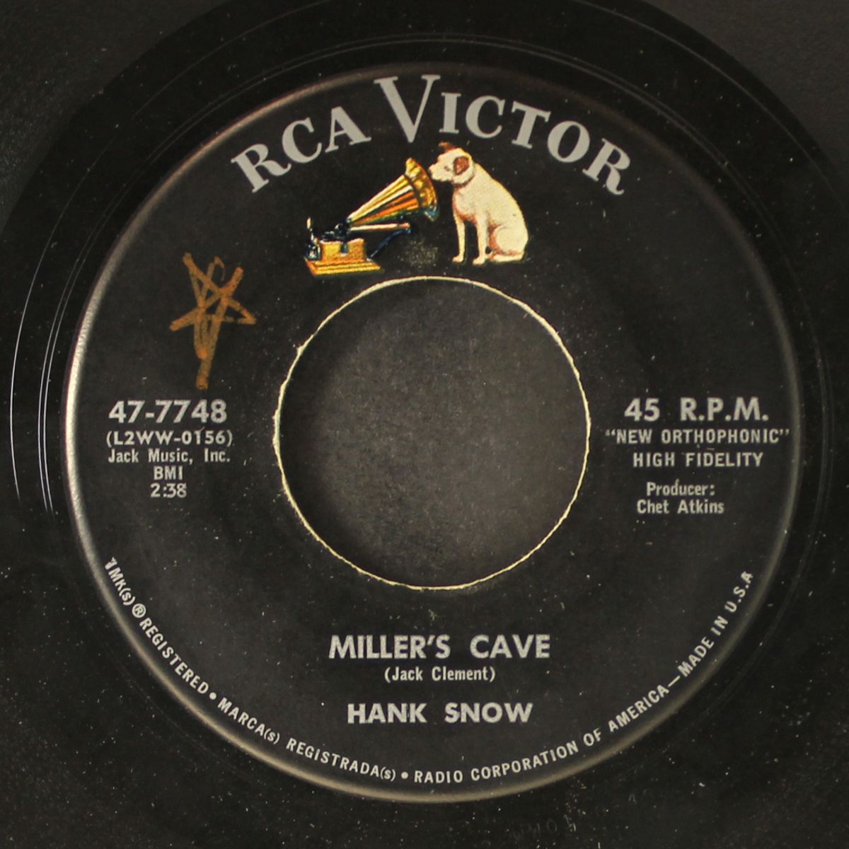 miller's cave / the change of the tide by HANK SNOW