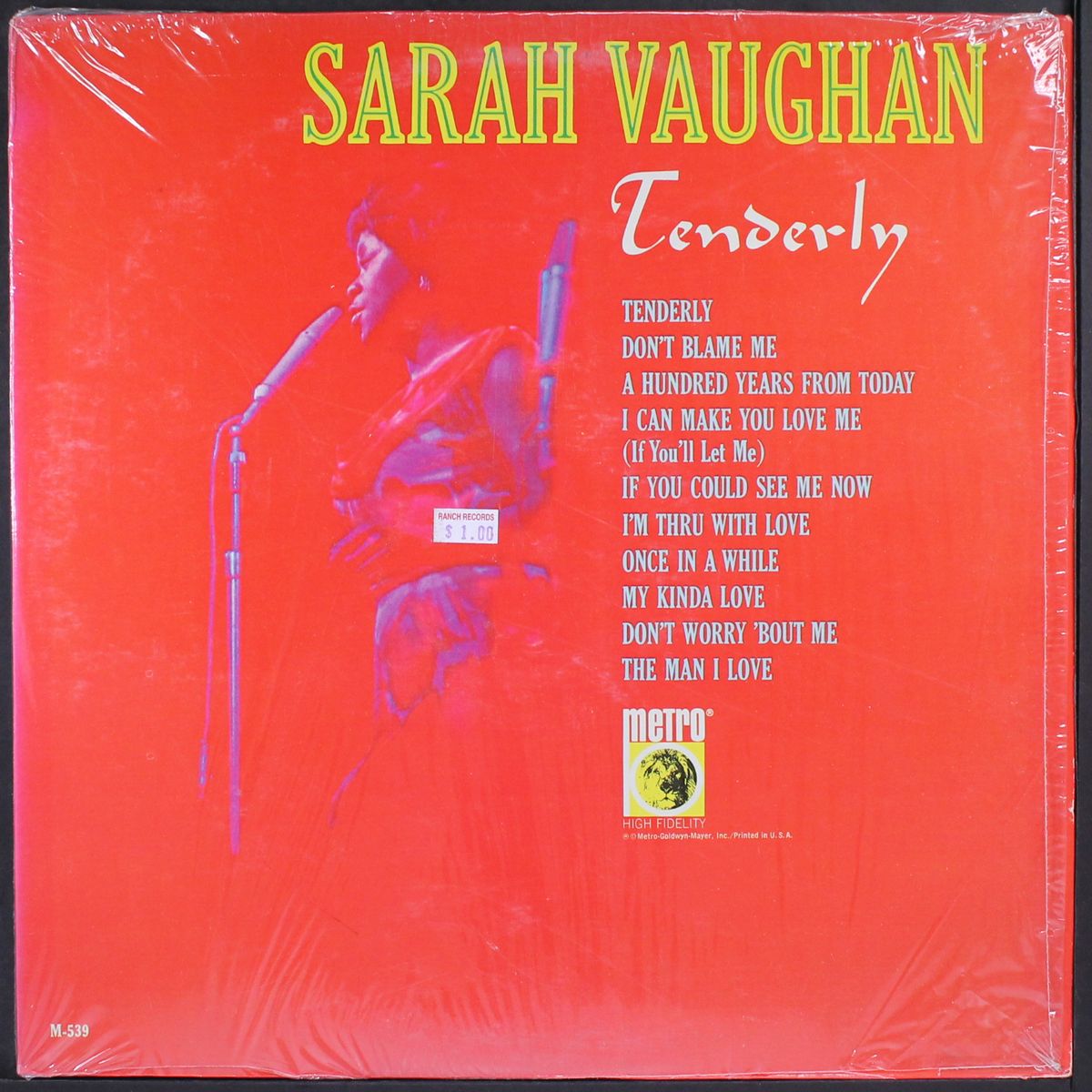 tenderly by SARAH VAUGHAN