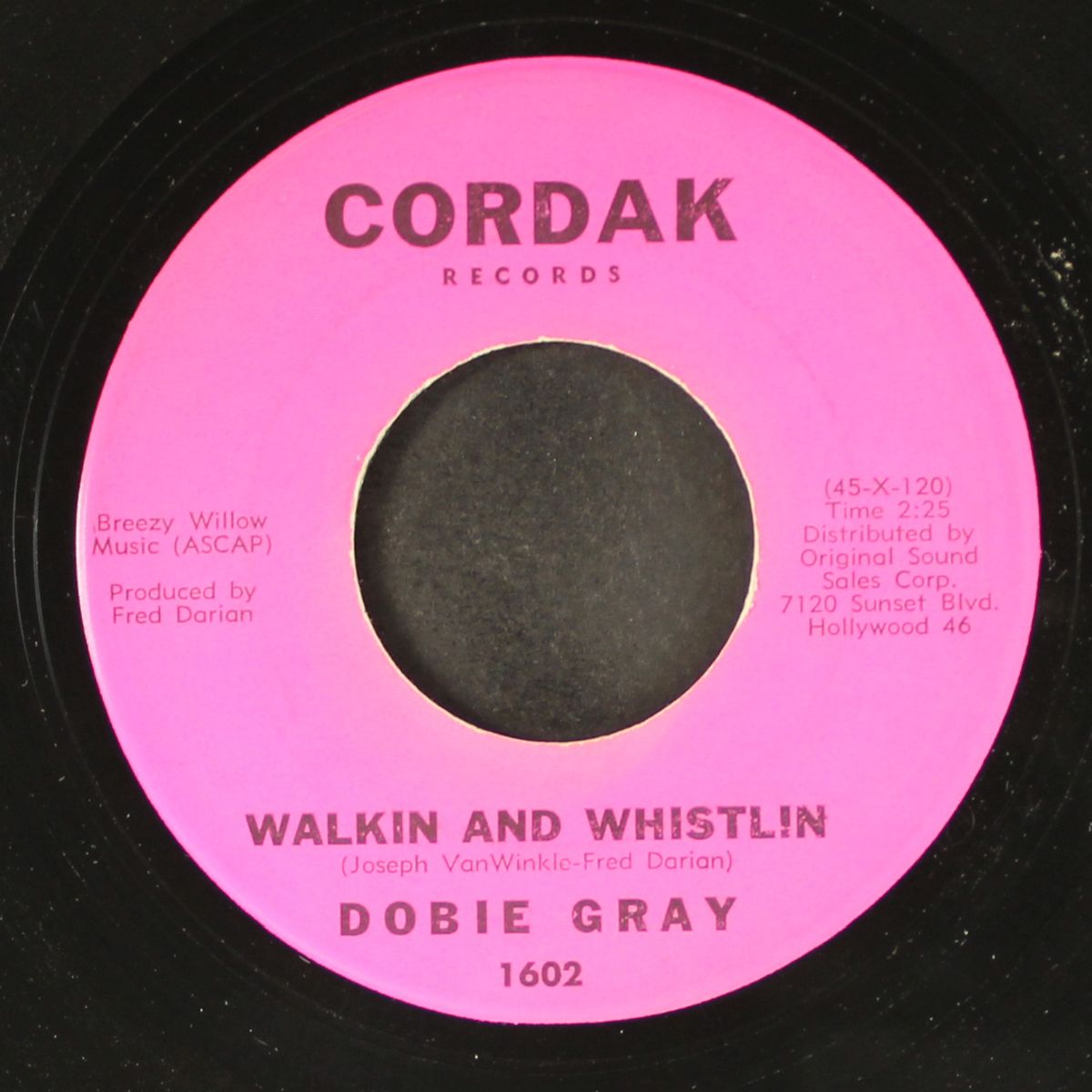 look at me / walkin and whistlin by DOBIE GRAY